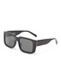 Main View - Click To Enlarge - LINDA FARROW - Acetate square frame sunglasses