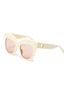 Main View - Click To Enlarge - LINDA FARROW - D Acetate frame cateye sunglasses
