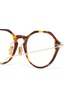 Detail View - Click To Enlarge - LINDA FARROW - D-shape tortoiseshell acetate frame optical glasses