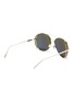 Figure View - Click To Enlarge - LINDA FARROW - Metal Aviator Frame Sunglasses