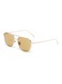 Main View - Click To Enlarge - LINDA FARROW - Metal Square Frame Sunglasses