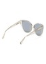 Figure View - Click To Enlarge - LINDA FARROW - Acetate Frame Cateye Sunglasses