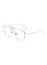 Main View - Click To Enlarge - LINDA FARROW - Metal frame aviator sunglasses