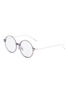 Main View - Click To Enlarge - LINDA FARROW - Acetate Frame Round Optical Glasses