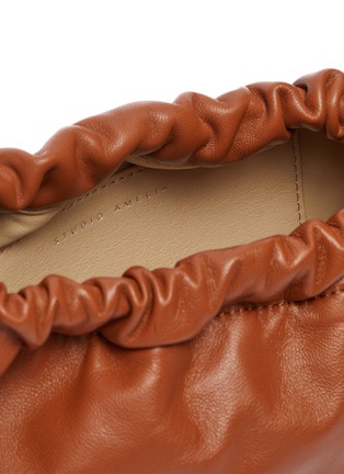 Detail View - Click To Enlarge - STUDIO AMELIA - '1.1' mini drawstring leather bag