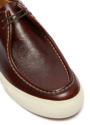 Detail View - Click To Enlarge - DRIES VAN NOTEN - 'Wallabe' leather sneakers