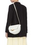 Figure View - Click To Enlarge - WANDLER - 'Billy' arch saddle leather crossbody bag