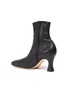  - A.W.A.K.E. MODE - 'Priscilla' stretch leather ankle boots