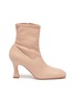 Main View - Click To Enlarge - A.W.A.K.E. MODE - 'Priscilla' stretch leather ankle boots
