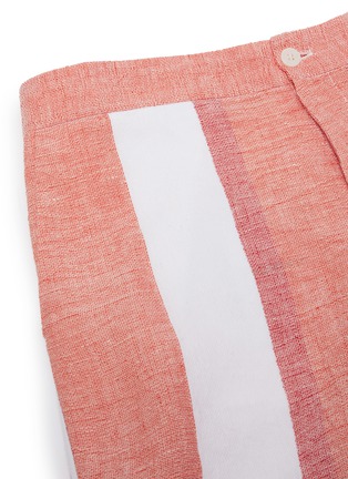  - CASABLANCA - Stripe panelled shorts