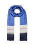 Main View - Click To Enlarge - AMA PURE - '3 Frames Cielo' Cashmere Scarf