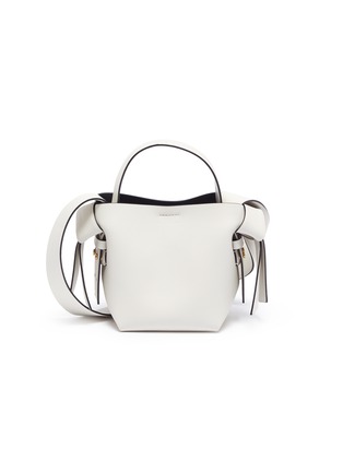 Main View - Click To Enlarge - ACNE STUDIOS - Knot side micro leather shoulder bag