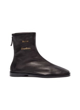 Main View - Click To Enlarge - ACNE STUDIOS - Flat leather boots