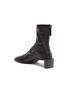  - ACNE STUDIOS - Block heel branded leather boots