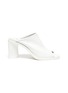 Main View - Click To Enlarge - ACNE STUDIOS - Open-toe block heel leather mules