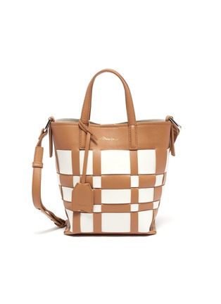 Main View - Click To Enlarge - 3.1 PHILLIP LIM - Odita Mini' woven lattice leather bucket bag