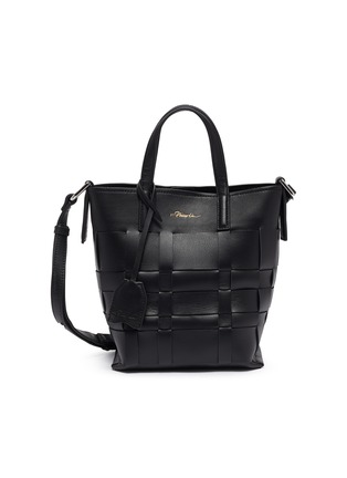 Main View - Click To Enlarge - 3.1 PHILLIP LIM - Odita Mini' woven lattice leather bucket bag