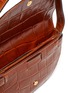 Detail View - Click To Enlarge - STAUD - 'Half moon' croc embossed leather shoulder bag