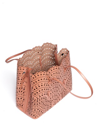 Detail View - Click To Enlarge - ALAÏA - Perforated leather tote