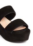 Detail View - Click To Enlarge - CLERGERIE - Frazzia double-band suede flatform sandals