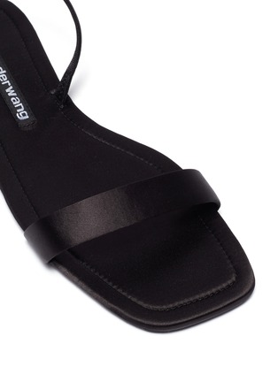 Detail View - Click To Enlarge - ALEXANDER WANG - Fold Up Silk Sandals