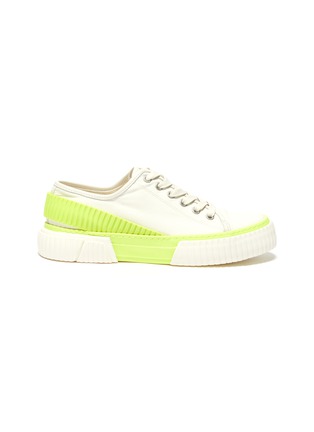 Main View - Click To Enlarge - BOTH - Pro-Tec' colourblock back strap rubber panel canvas sneakers