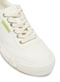 Detail View - Click To Enlarge - BOTH - 'Broken C’ side cushioned collar rubber panel canvas sneakers