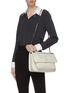 Front View - Click To Enlarge - SAINT LAURENT - 'Niki' medium leather shoulder bag