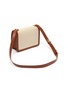 Detail View - Click To Enlarge - SAINT LAURENT - 'Carre' leather canvas shoulder bag
