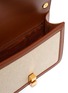 Detail View - Click To Enlarge - SAINT LAURENT - 'Carre' leather canvas shoulder bag