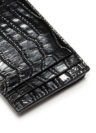 Detail View - Click To Enlarge - SAINT LAURENT - YSL' crocodile calf leather wallet