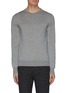 Main View - Click To Enlarge - BRIONI - Logo embroidered crewneck knit sweatshirt