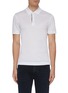 Main View - Click To Enlarge - BRIONI - Logo embroidered cotton polo