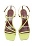 Detail View - Click To Enlarge - STAUD - Mismatched strappy leather sandals