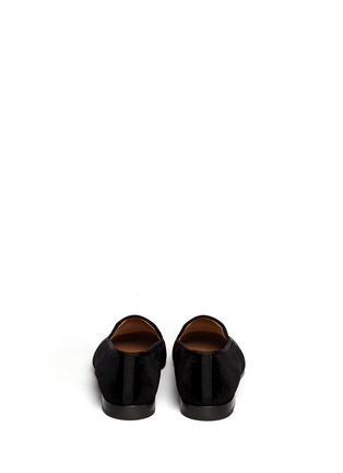 Back View - Click To Enlarge - STUBBS & WOOTTON - 'Storm' velvet slip-ons