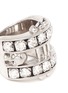 Detail View - Click To Enlarge - ALEXANDER MCQUEEN - Stud and bar embellished skull ring