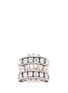 Main View - Click To Enlarge - ALEXANDER MCQUEEN - Stud and bar embellished skull ring