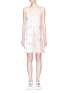 Main View - Click To Enlarge - CALVIN KLEIN 205W39NYC - 'Lucinda' floral print pleated silk satin dress