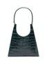 Main View - Click To Enlarge - STAUD - Rey' croc embossed leather shoulder bag