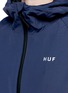 Detail View - Click To Enlarge - MERCEDES CASTILLO - Colourblock reflective logo print windbreaker jacket