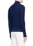 Back View - Click To Enlarge - ISAIA - Contrast front rib knit jacket