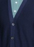 Detail View - Click To Enlarge - ISAIA - Textured stripe knit cardigan
