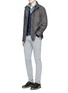 Figure View - Click To Enlarge - ISAIA - Textured stripe knit cardigan