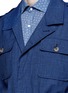 Detail View - Click To Enlarge - ISAIA - 'Funiculì Funiculà' pinstripe field jacket