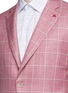 Detail View - Click To Enlarge - ISAIA - 'Sailor' check plaid wool-silk-linen blazer