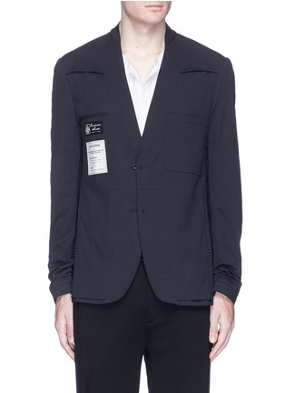 Main View - Click To Enlarge - MAISON MARGIELA - 'Re-edition' reversed soft blazer