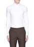 Main View - Click To Enlarge - LARDINI - Floral cufflink slim fit twill shirt