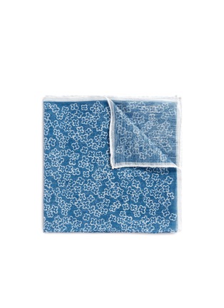 Main View - Click To Enlarge - LARDINI - Floral print gauze pocket square