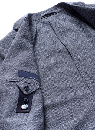  - LARDINI - Windowpane check wool suit