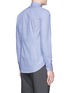 Back View - Click To Enlarge - LARDINI - Dot jacquard cotton shirt